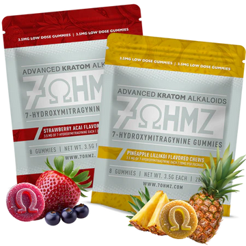 7OHMZ 7-Hydroxy Gummies 28mg Bag- 10ct Display