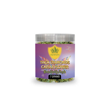 CROWNZEN THCA Live Resin Caviar Flower