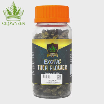 Crownzen Exotic THCA Loose Flower Jar 4oz/113g