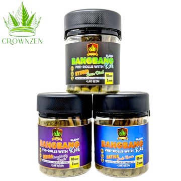 Crownzen Bang Bang THCA Kief 2g Joints - 40ct Jar