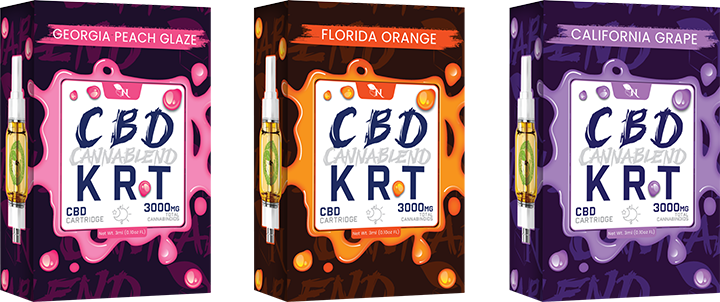 A Gift From Nature CBD KRT (HYBRID) 3ml Carts - 5ct Box