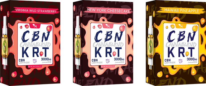 A Gift From Nature CBN KRT (INDICA) 3ml Carts - 5ct Box