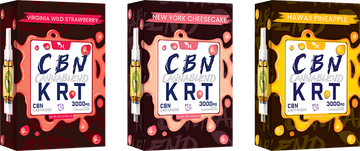 A Gift From Nature CBN KRT (INDICA) 3ml Carts - 5ct Box