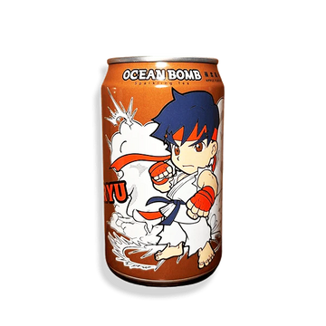 Ocean Bomb Street Fighter Sparkling Water 330ml Can - (Case of 24)