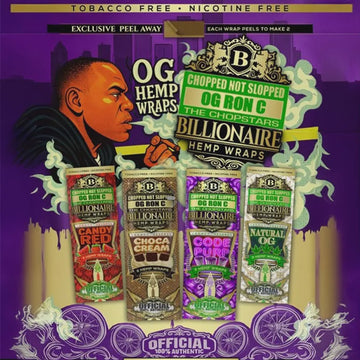 Billionaire OG Ron C Reserve Hemp Wraps 2pk - 25ct Box