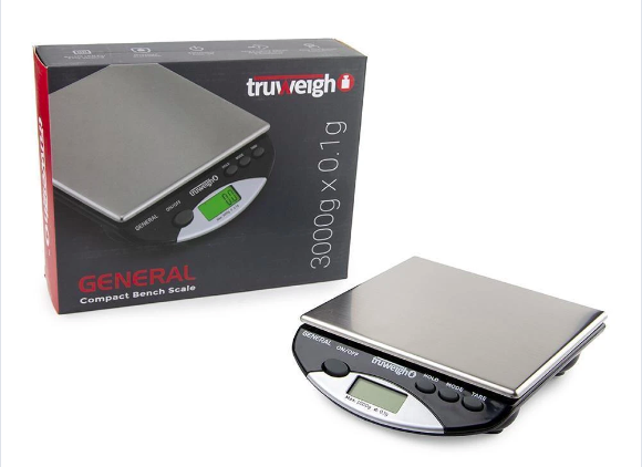 Truweigh General Compact Bench Scale 3000g x 0.1g