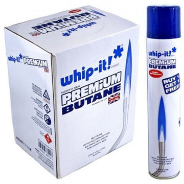 Whip It Butane BOGO - *2* 12ct Displays - 24 Cans Total
