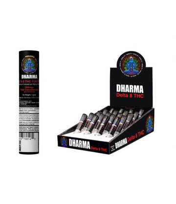 Dharma 1g 200mg+ Pre Roll Delta 8 - 20ct Display (MSRP: $9.99ea)