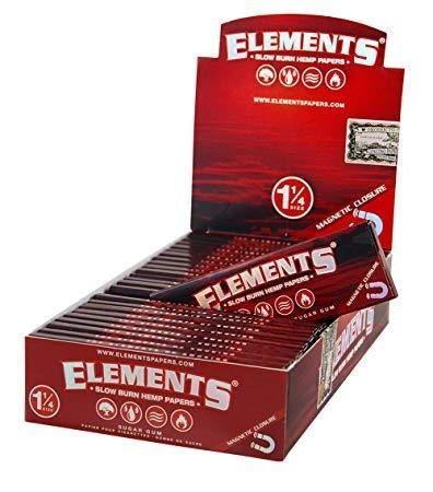 Elements Hemp 1 1/4 Magnetic Box Rolling Paper
