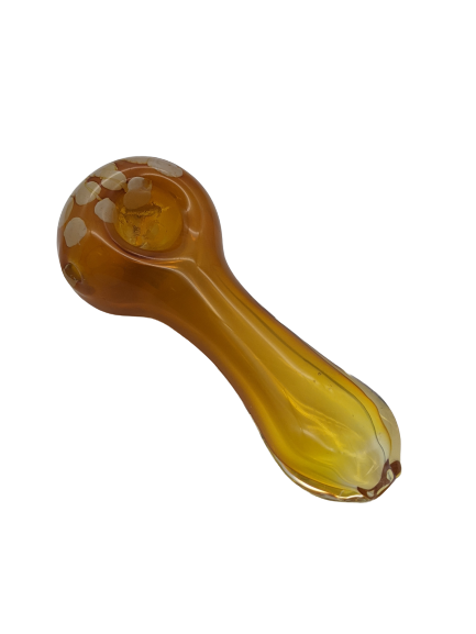 4.5" Full Fumed Dotted Head Hand Pipe