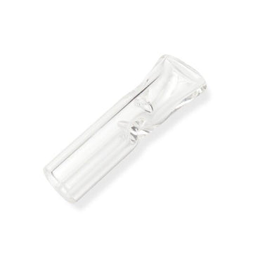 12mm Clear Flat Mouth Glass Blunt Filter Tip - 3pk (MSRP: $3.99)