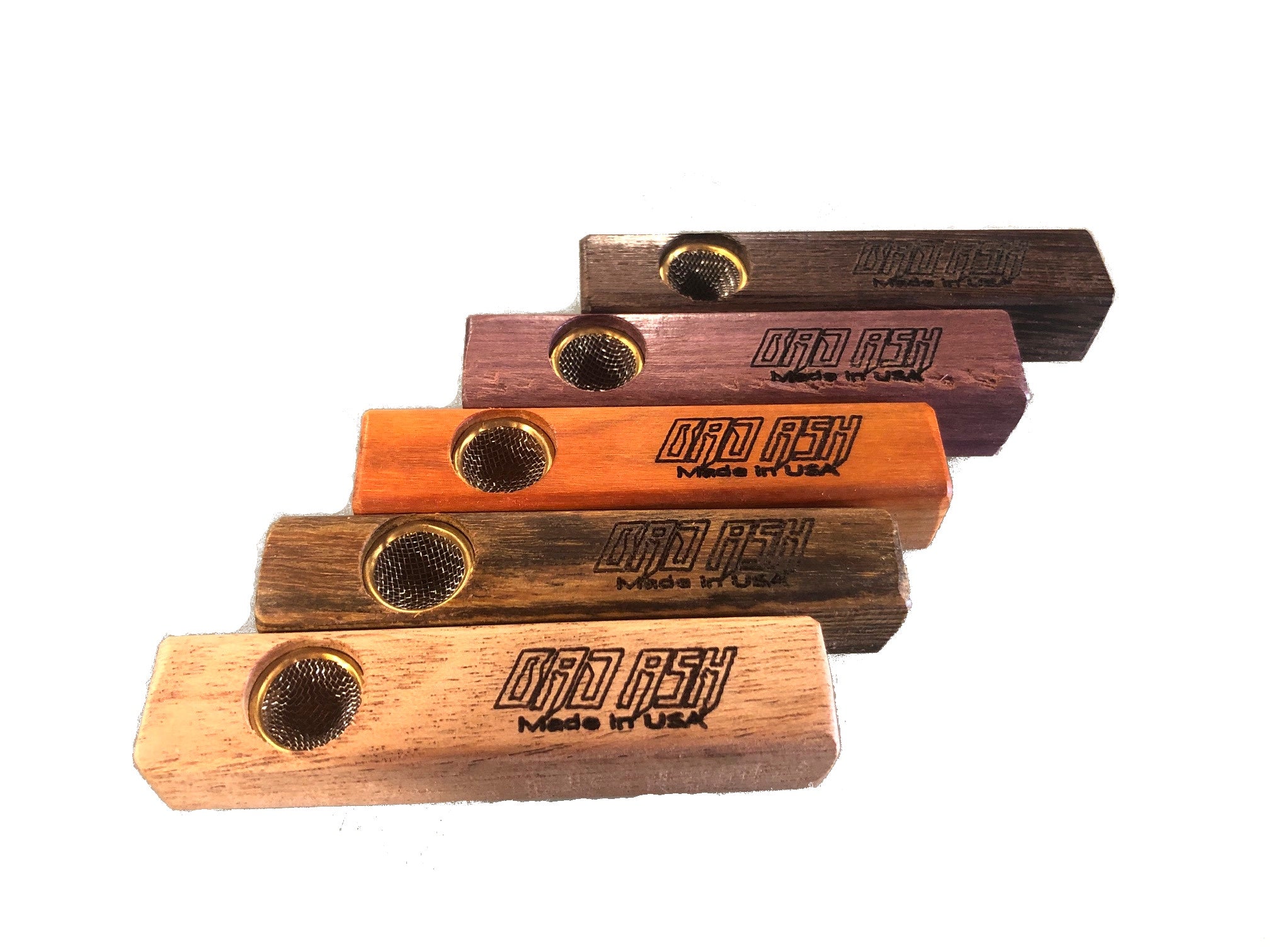 Bad Ash Wooden Pipe Block with Screen (MSRP: $9.99)
