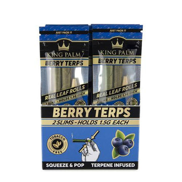 King Palm Berry Terps - 2 Slim Rolls - 20ct Display