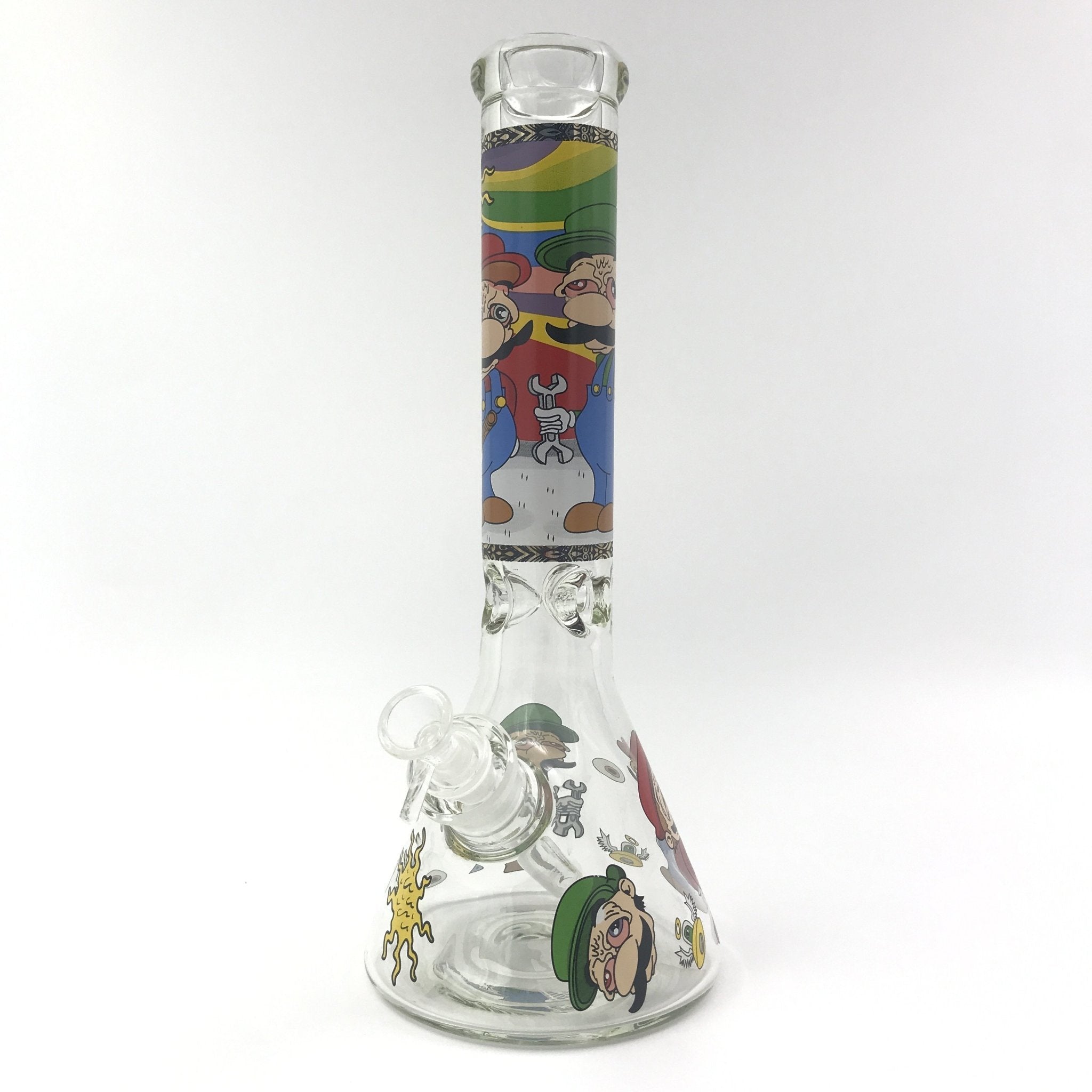 14" 7mm Thick Stoned Bros Beaker Water Pipe (WPB-193)