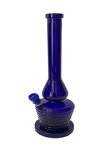 14" Sloppy Hippo Cobalt Blue Helix Water Pipe
