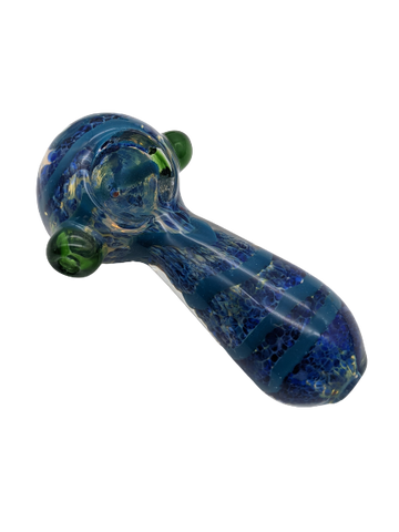4" Frit Inside With Swirls Heavy Hand Pipe