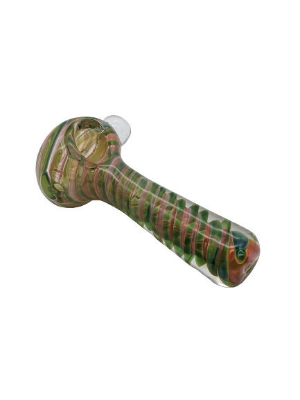 5" Heavy Rose Gold Swirl Hand Pipe