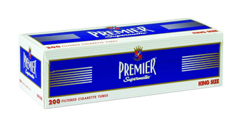 Premier Navy (Regular) King Size Filter Cigarette Tubes - 5pk