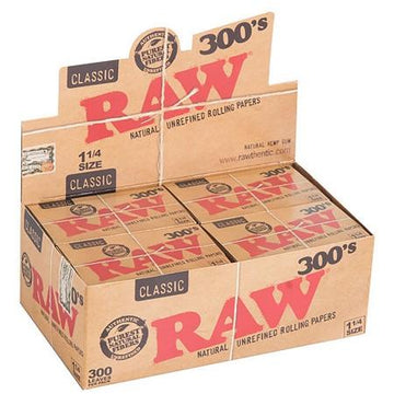 RAW Classic 300s Rolling Paper - 20ct Display