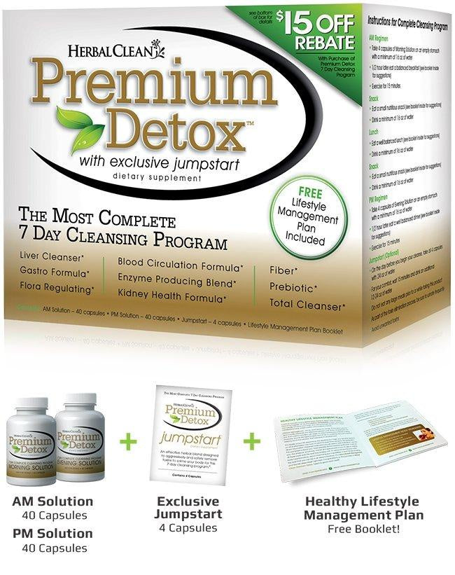 Herbal Clean Premium Detox 7-Day Complete Cleansing System
