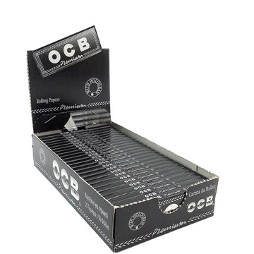 OCB Premium 1 1/4 Rolling Paper - 24ct Display (MSRP: $1.99)