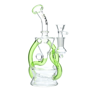 9" CLOVER Colored Cone Recycler Water Pipe (WPE-115)