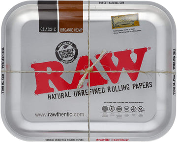 RAW Steel Large Metal Rolling Tray