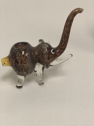 Full Frit Color Elephant Pipe