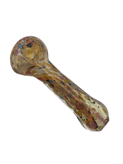 4" Frit Dusted Lined Hand Pipe