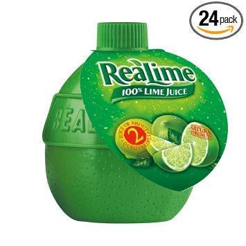 Real Lime 24ct Juice Bottles