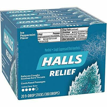 Halls Ice Peppermint 20ct