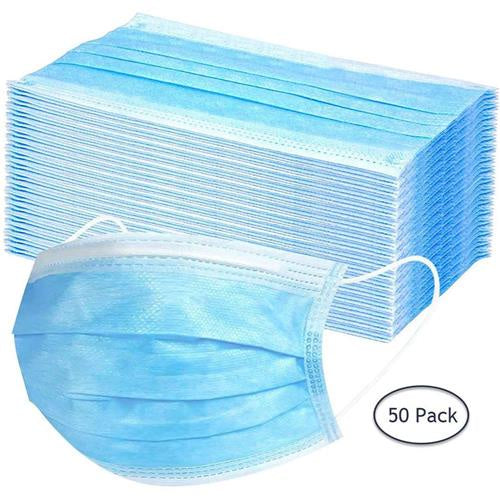 3-ply Disposable Masks - 50ct
