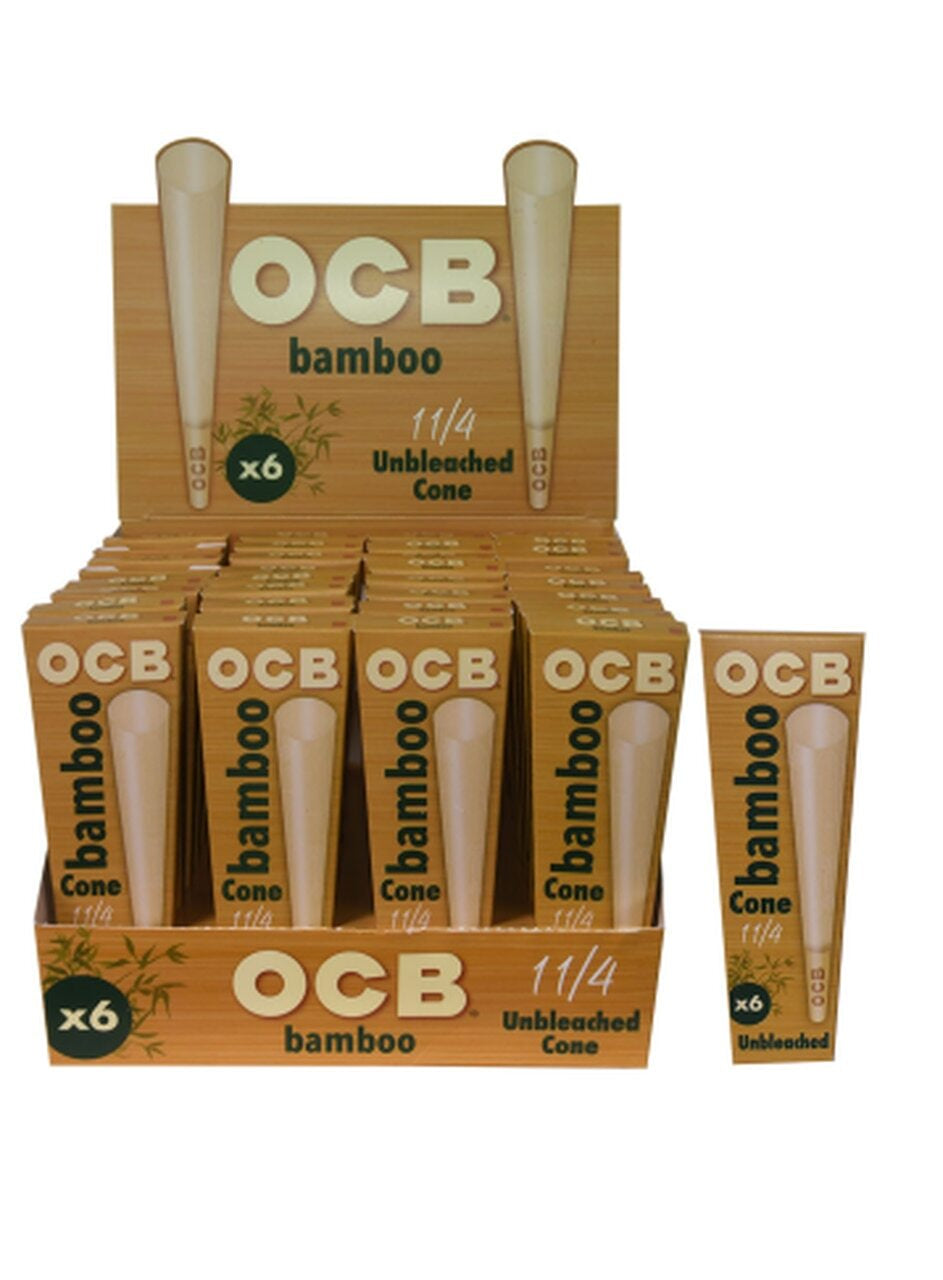 OCB - Bamboo Pre-Roll Cones - 32ct Display (MSRP: $2.00ea)