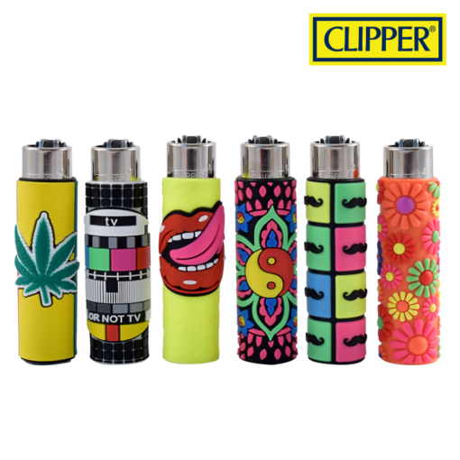 Clipper Lighter Case + Keychain Case (Peace Sign)