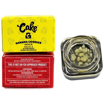 Cake 1g Delta 8 Diamonds Concentrate - 5ct Display (MSRP: $49.99)