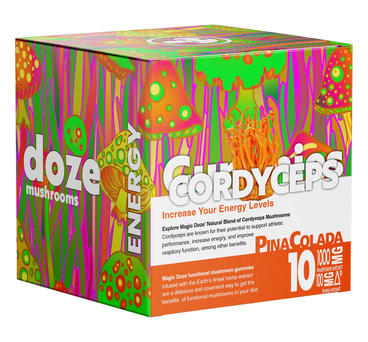 Magic Doze D9 1000mg Mushroom Gummies