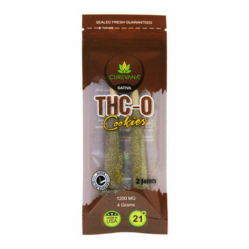Curevana THC-O Caviar Style Pre-Rolled Cones 2pk - 12ct Display