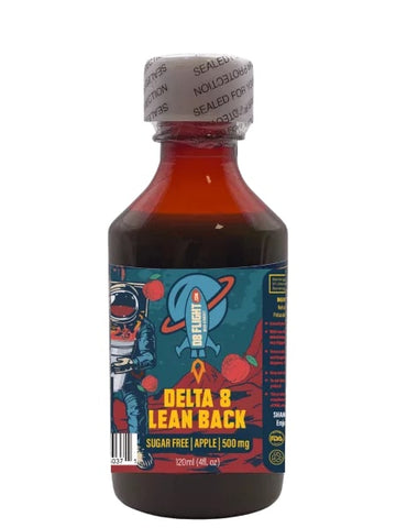 D8Flight Delta 8 Syrup Leanback 500mg 4oz Bottle