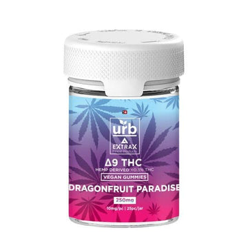 URB Delta 9 250mg Gummies Jar (MSRP: $24.99)