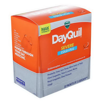 Dayquil Max Severe Cold & Flu Liquicaps 2 pack - 32ct Display
