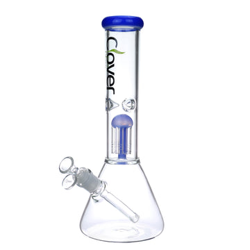 13" CLOVER Middle Perc Beaker Water Pipe (WPC-229)