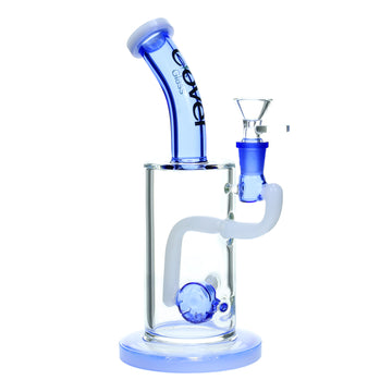10" CLOVER Bent Neck Colored Ball Perc Water Pipe (MSRP: $49.99)
