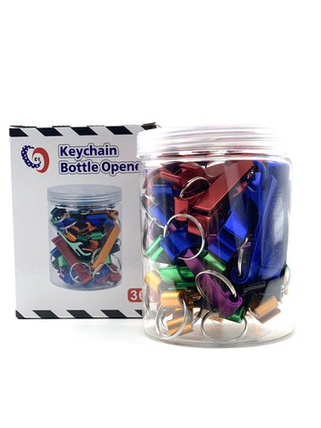 Bottle Opener Keychain 36ct Jar