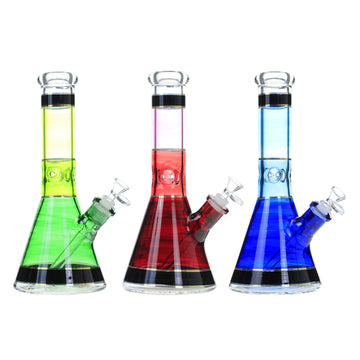 12" CLOVER Gradient Colored Beaker Water Pipe (WPC-175)