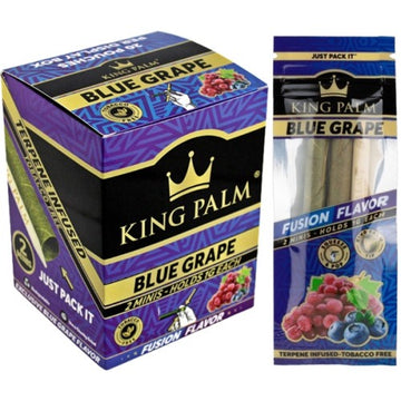 King Palm Blue Grape - 2 Mini Rolls - 20ct Display