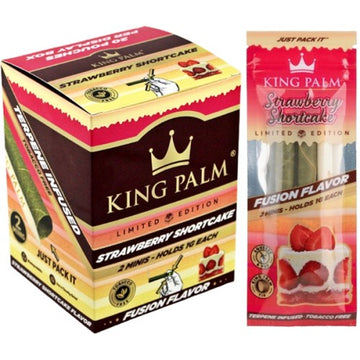 King Palm Strawberry Shortcake (Limited Edition) - 2 Mini Rolls - 20ct Display