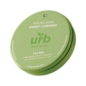 URB Delta 9/ HHC 250mg Sweet Lozenges Candies 2.1oz - 6ct Display