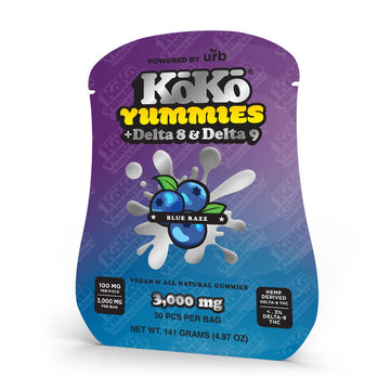 URB Koko Yummies D8+D9 3000mg 30pk - 5ct Display