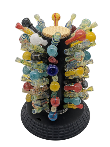 Glass Treez - Rotating Chillum & Pipes Tree Countertop Display - 100ct (MSRP: $5.99-$9.99ea)