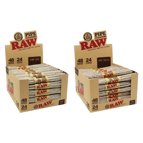 Raw Bristle Pipe Cleaner - 48ct Display